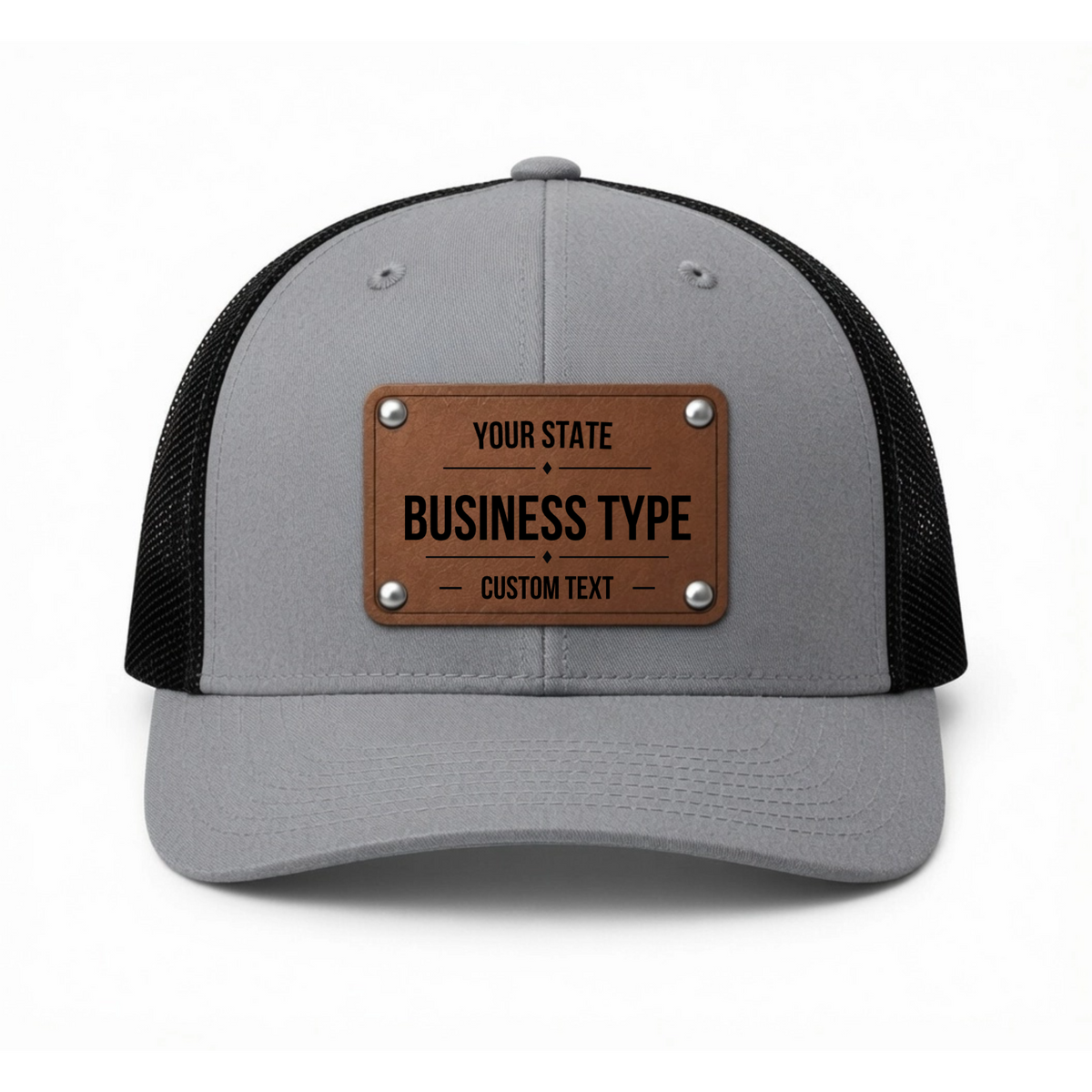 SMART NFC Leather Patch Trucker Hat